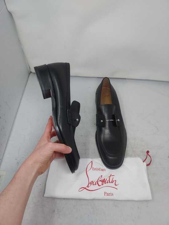 Christian Louboutin Leather Black Chambelimoc Loafer main image 9